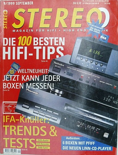 Stereo platon art 5000 - 9/99,,