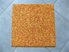 Teppichfliese 50 x 50 cm Teppichplatte Teppich Basteln Puppenhaus Orange Vintage