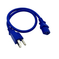 2' Blue Power Cord for HP 22UH