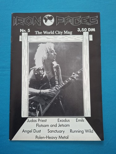 Iron pages nr5 fanzine - iron,
