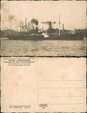 Ansichtskarte Hamburg Hafen, Dampfer Steamer - Kran 1934