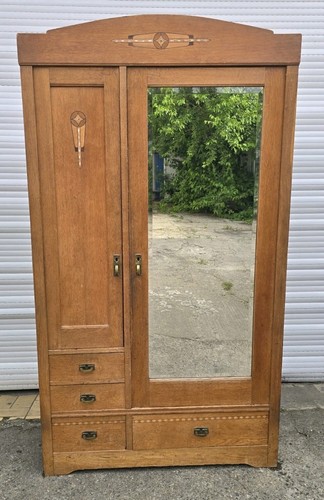 Jugendstil dielenschrank mit - dielenschrank,