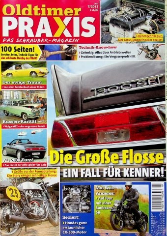 Oldtimer praxis 2013 - oldtimer,
