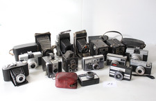 Konvolut mit 15 Kameras, Balgenkamera, Box, Faltkamera, defekt