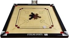 Carrom Brett 32"x32" Münzen &