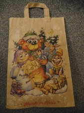 stabile DDR Papier Weihnachtstüte mit Henkel  "Komm zu Karls"  38 x 26 cm
