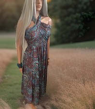 India # SEIDE # Boho Maxikleid