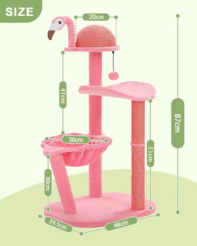 Kratzbaum rosa flamingo - rosa, /