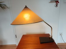 Antik,  Tischleuchte, Hexenhut, 50er.    Selten.  Massiv