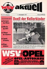 Fussball-Programmheft   74/75