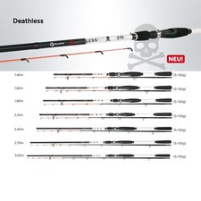 Paladin Deathless Rute Glasfaser 1,40m - 3,0m 5-100g Forelle Barsch Zander Hecht
