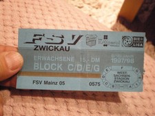 Ticket / Tageskarte   FSV