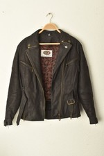 Held Damen Lederjacke - Motorradjacke Bikerjacke Gr. 36 - Schwarz - Guter Zustan