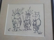 Zeichnung ORIGINAL  Arno Faust Köln