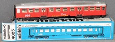 Märklin 4025 .2 dänischer Nahverkehrswagen   rot   DSB  guter Zustand  OVP b  H0