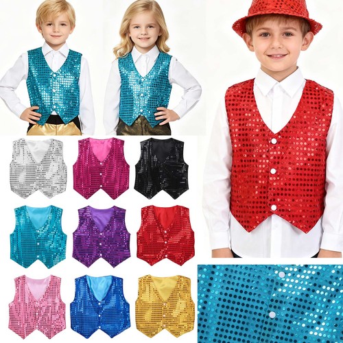 Kinder weste pailletten - de,