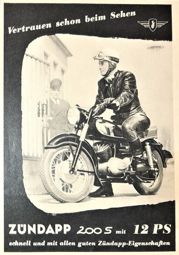 Zündapp 200s werbung ca - zündapp,