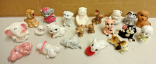 Porzellan Konvolut 21 kleineTiere  Figuren für den Setzkasten / Vitrine