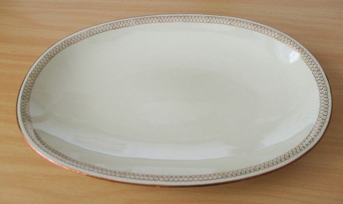 Ovale platte 50er - platte, teller
