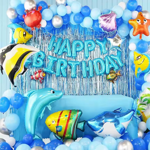 Unterwasser deko party set - party,