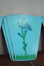 Vintage Karussell Holz Schild