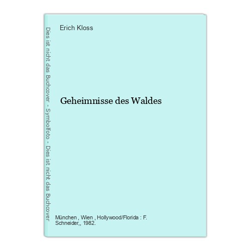 Geheimnisse des waldes kloss - geheimnisse,