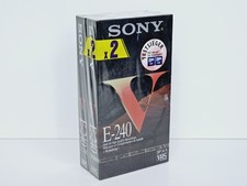 2x Sony Video Cassette VHS