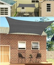 WOLTU Sonnensegel 200g/m² HDPE Windschutz Sonnenschutz Garten Terrasse UV-Schutz