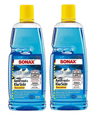 SONAX AntiFrost +KlarSicht Konzentrat (2x 1 Liter) 03323000 Frostschutz Reiniger