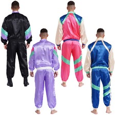 Herren 70er Jahre Disco Outfit Tracksuit 70er 80er 90er Jahre Stil Sportswear