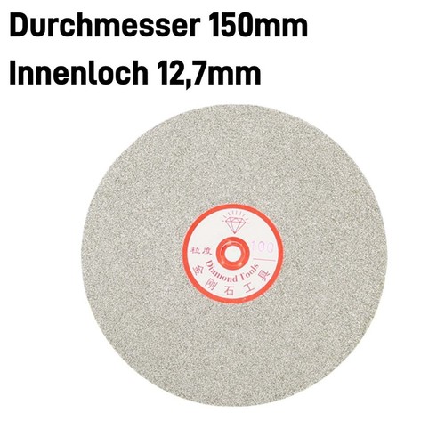 Flache schleifscheibe - 6",