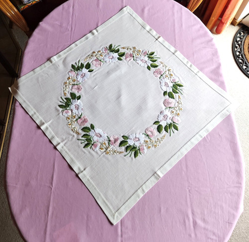 Tischdecke woll weiß - woll-weiß, reich