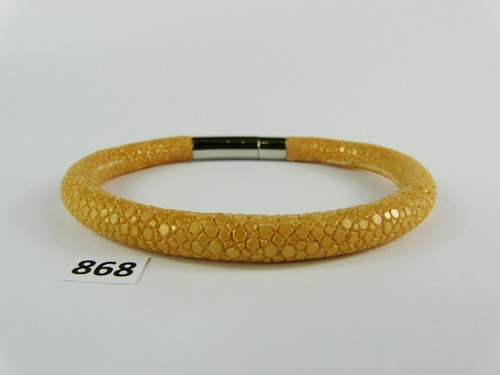 868 rochenleder armband mit - rochenleder,