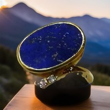 Blauem Lapislazuli 585/14k