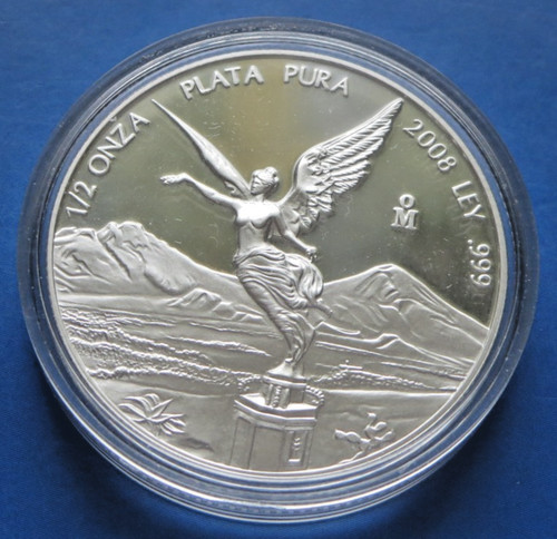 Silber pp proof 2008 - 1/2,