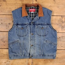 Vintage Wrangler Jeansweste L