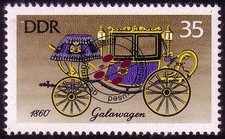 2150 Historische Kutschen 35 Pf O gestempelt