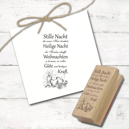 Motivstempel stille nacht - motivstempel,