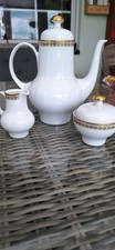 KAHLA, Sehr Schöne  Kaffeekanne, Zuckerdose  und Milchkännchen  