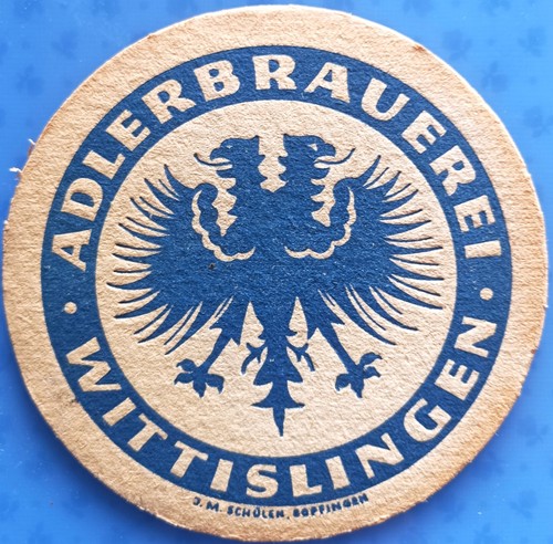 Alter bierdeckel adlerbrauerei - alter,