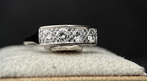 585 weißgold ring - 585,