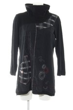 BAGORAZ Rollkragenshirt Damen Shirt Gr. DE 38 schwarz-hellgrau Casual-Look