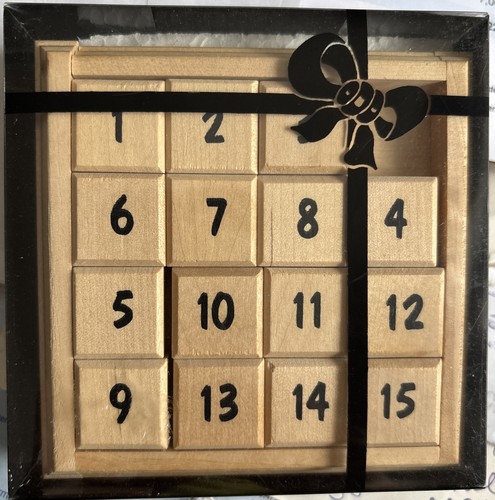 Holz schiebepuzzle puzzle - schiebepuzzle, 15