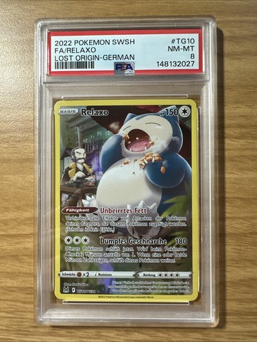 Pokemon relaxo psa 8 - pokemon,