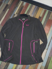 JACK WOLFSKIN JACKE BRAUN/GRAU/PINK FLEECE GR XL
