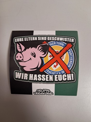 Aufkleber hannover anti - aufkleber,