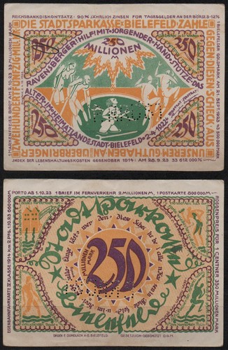32851 notgeld bielefeld - -,