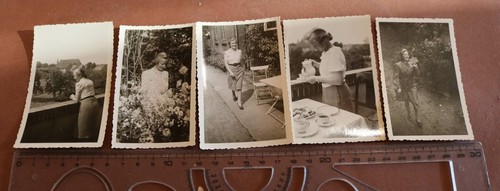 Fünf tolle alte fotos einer - alte,