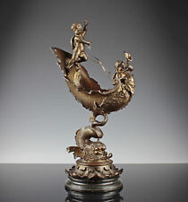 Prächtiger Emile Picault Tafelaufsatz Bronze um 1880 Renaissance Stil Frankreich