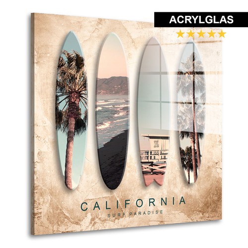 Acrylglasbild surfing wandbild - surfing,